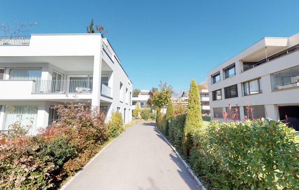Hoher Standard und grosse Terrassen