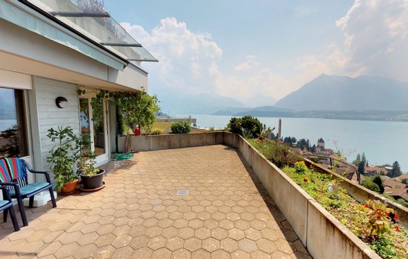 Exklusive Terrassenwohnung mit Traumsicht